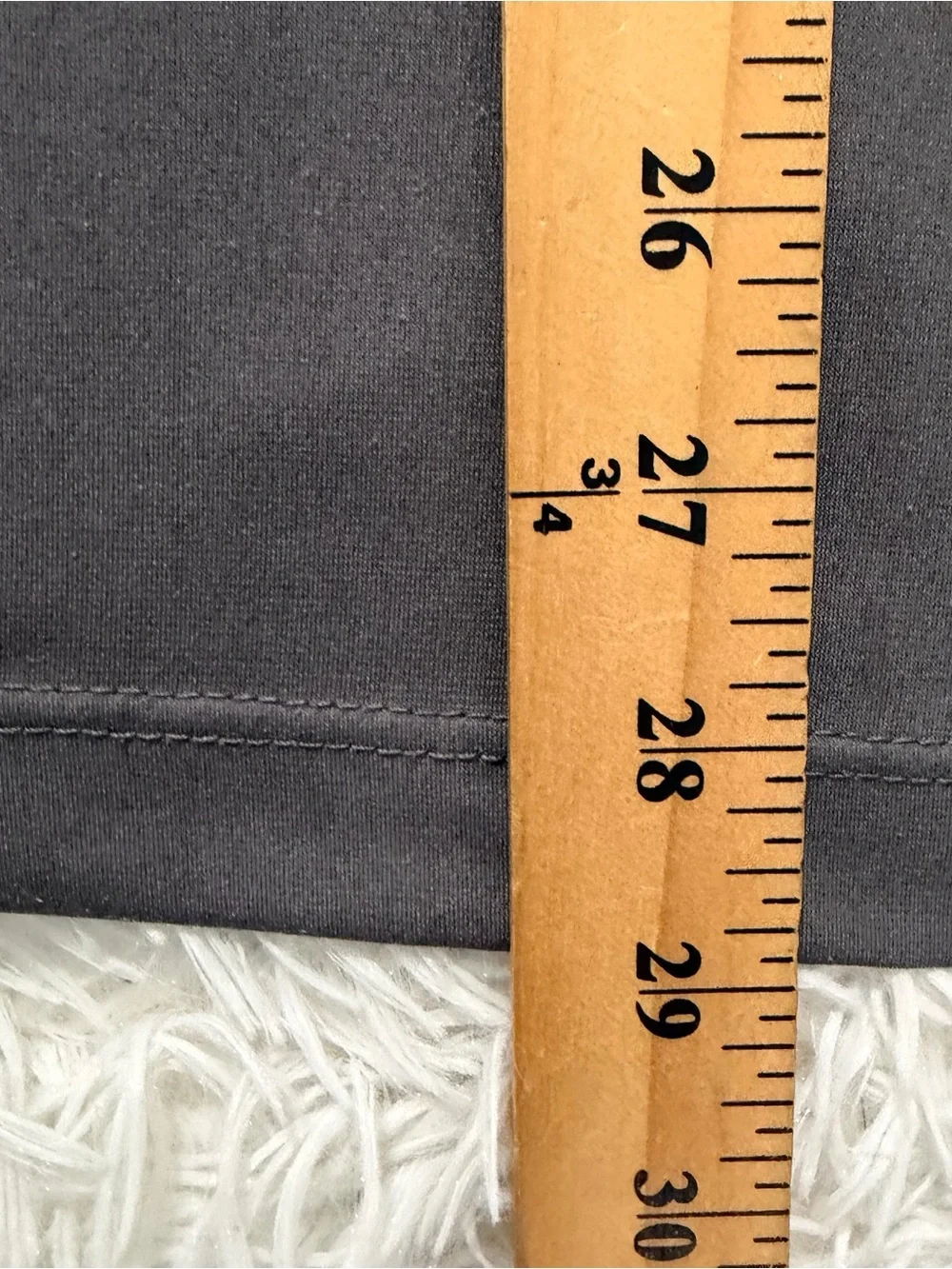 Susan Graver Womens Liquid Knit Top Size XL Gray Tan 3/4 Sleeve Office Neutral